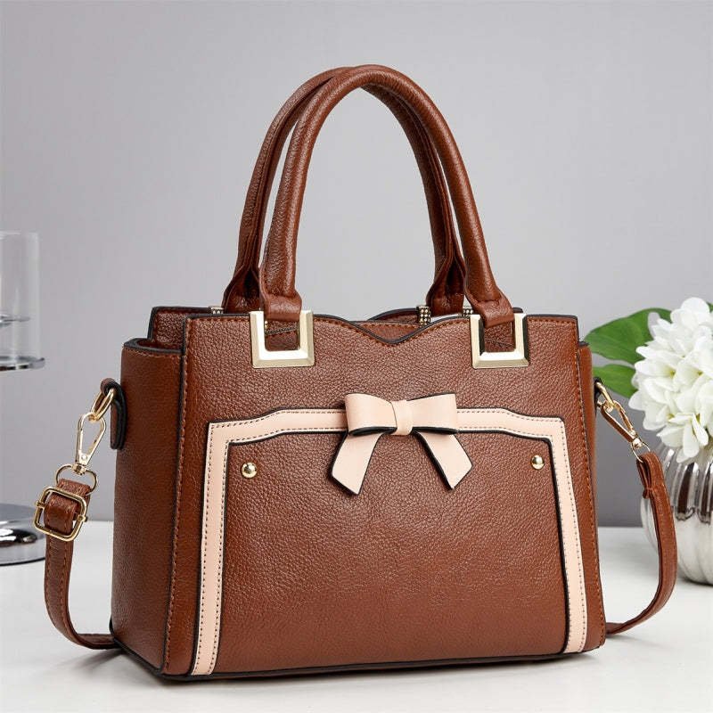 Structured Bow-Detail Tote - Image 8