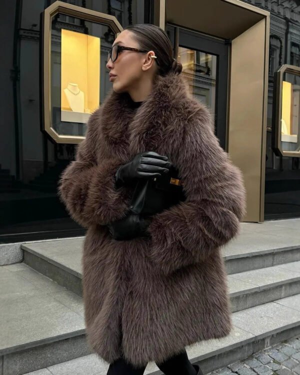 Paris Faux-Fur Mid Coat
