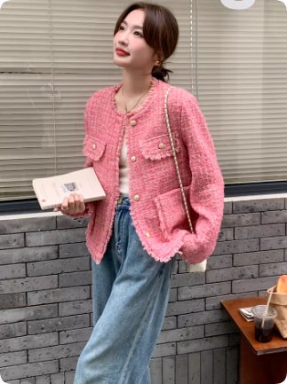 Alternative view of Tweed Buttoned Classic Jacket