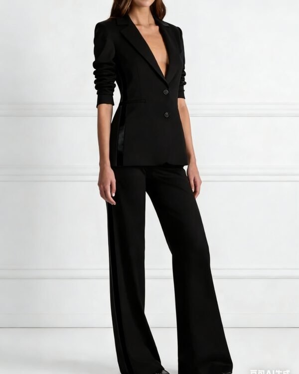 Tailored Black Blazer Co-Ord Set