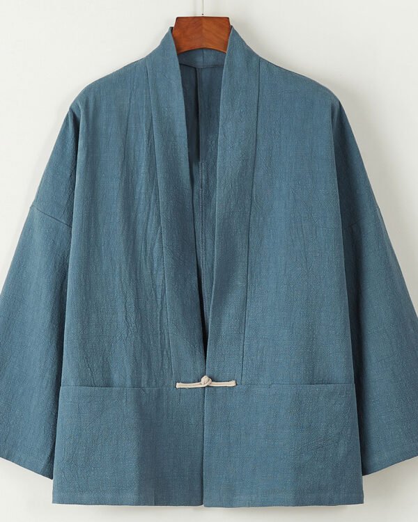 Modern Tang-Inspired Wide-Sleeve Jacket