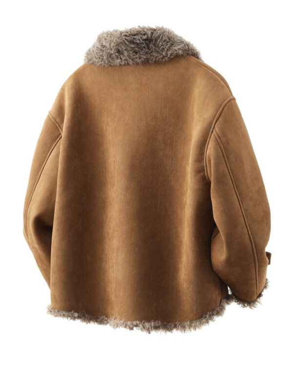 Alternative view of Oversized Shearling-Lined Jacket