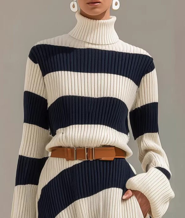 Alternative view of Coastal Stripe Knit Dress