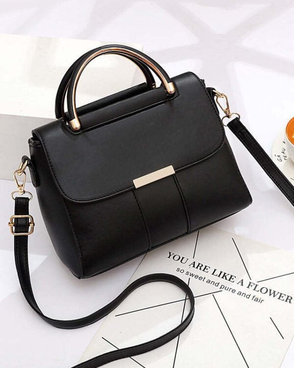 Alternative view of Minimal Structured Crossbody Bag