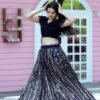 Premium faux blooming sequin readymade lehenga choli set for festive and party wear