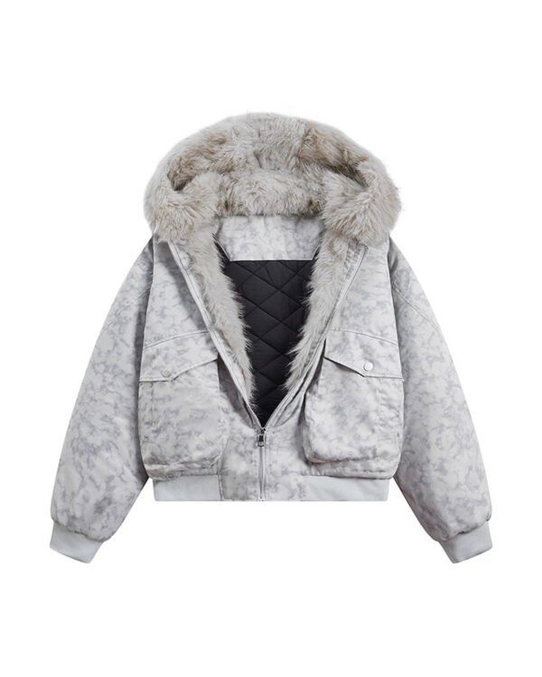 Alternative view of Quilted Winter Hooded Jacket