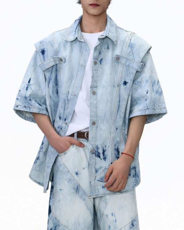 Gradient Wash Denim Co-Ord Set
