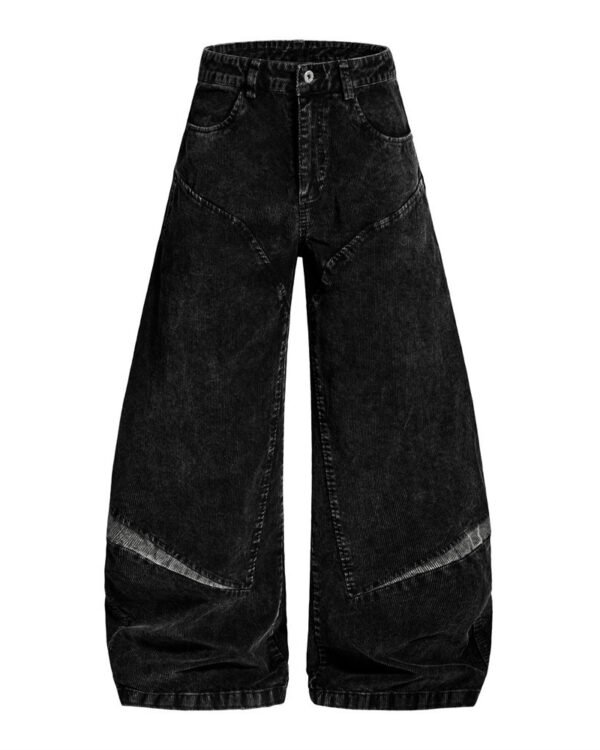 Alternative view of High-Street Wide Denim Pants
