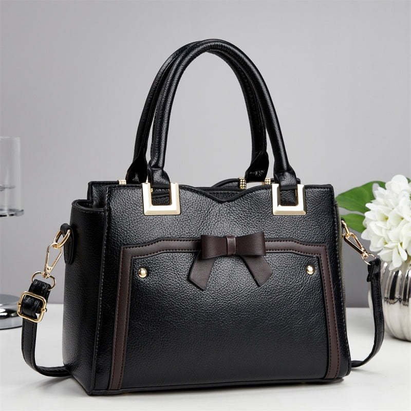 Structured Bow-Detail Tote - Image 5