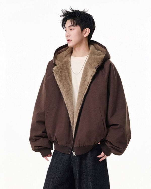 Alternative view of Oversized Hooded Winter Jacket
