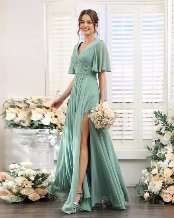 Soft Satin Evening Maxi