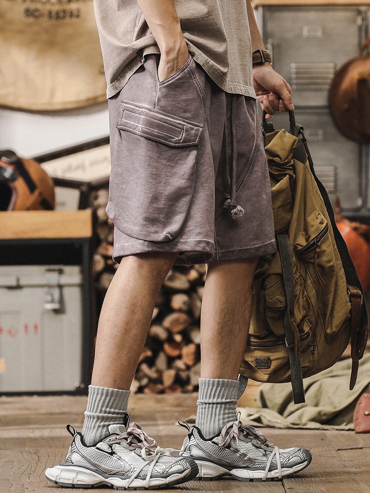 Vintage Workwear Cargo Shorts - Image 2