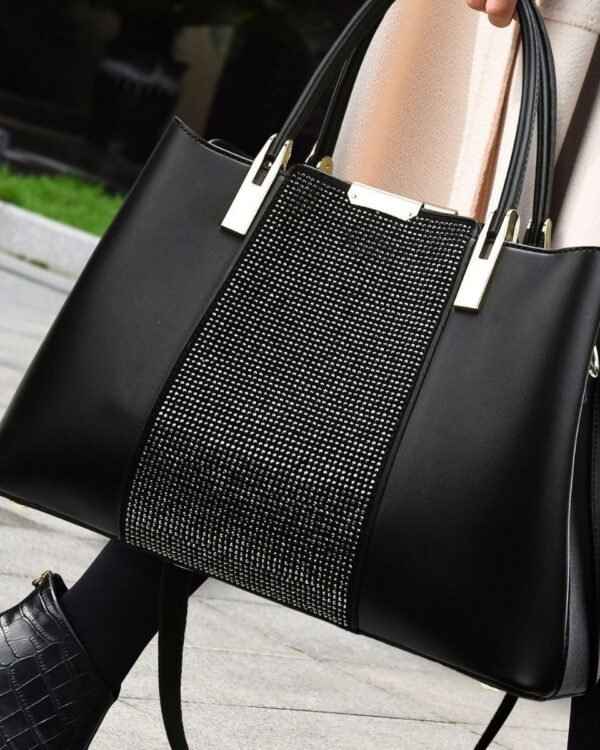 Structured Statement Carryall Tote Bag