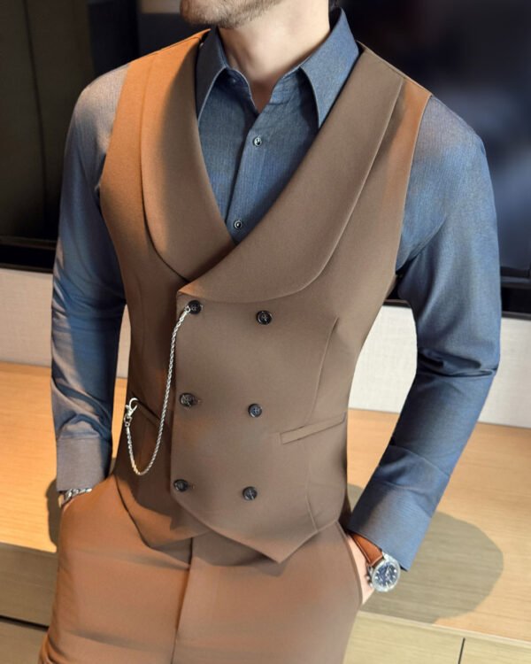 Alternative view of Double Breasted Shawl Vest