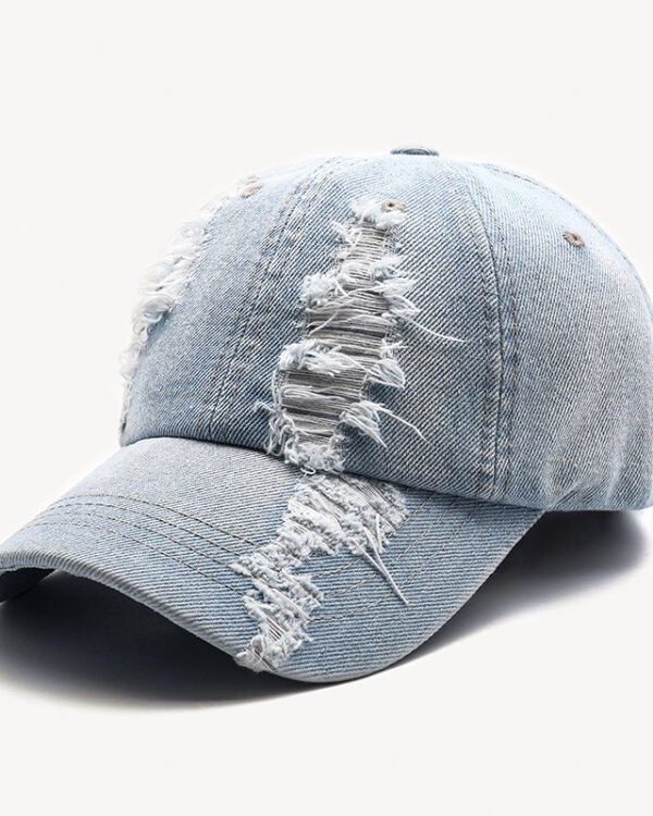 Alternative view of Distressed Denim Street Baseball Cap
