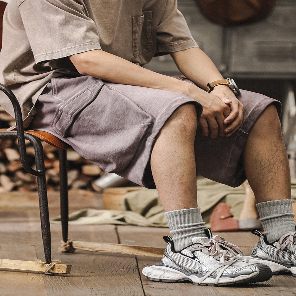 Vintage Workwear Cargo Shorts - Image 6