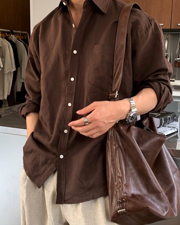 Minimal Linen Relaxed Shirt