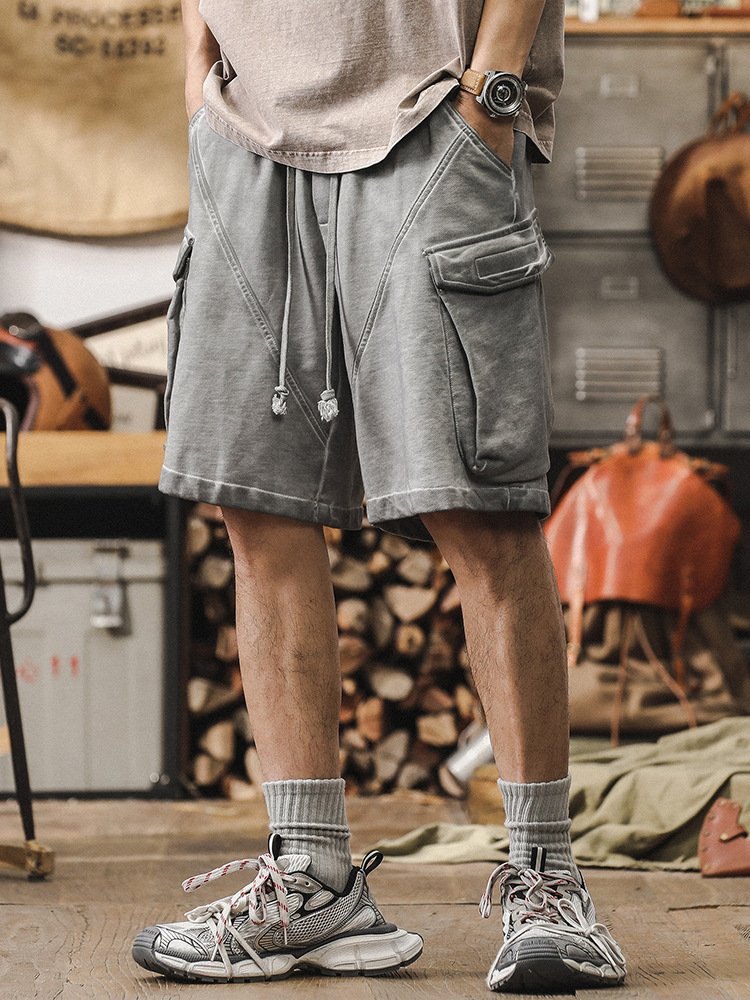 Vintage Workwear Cargo Shorts - Image 4