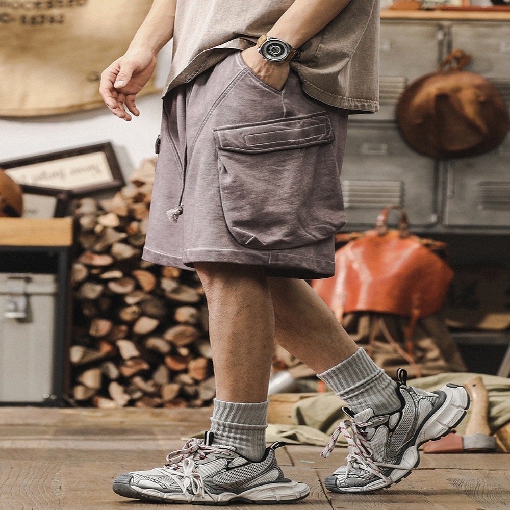 Vintage Workwear Cargo Shorts - Image 5