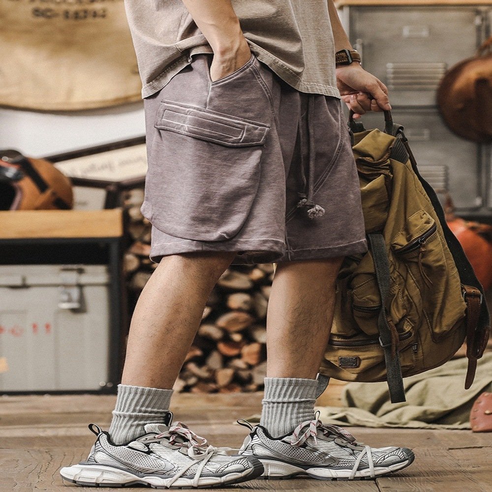 Vintage Workwear Cargo Shorts