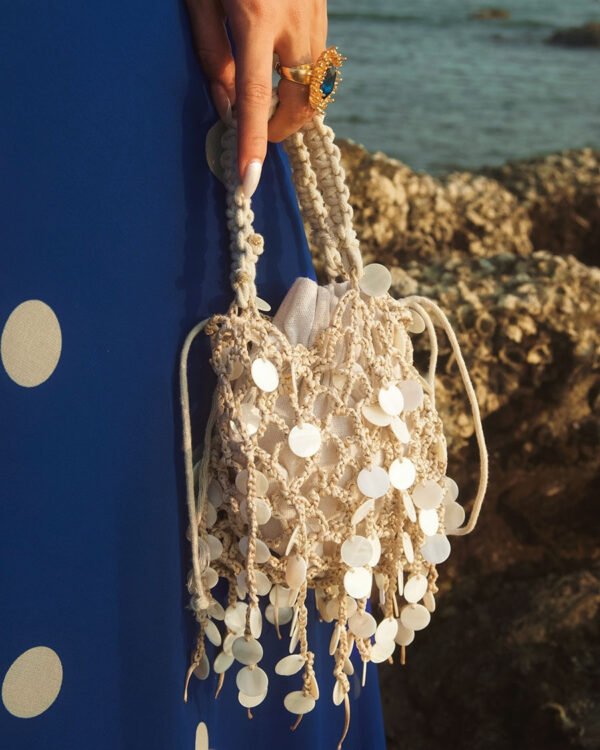 Alternative view of Sequin Woven Resort Mini Bag