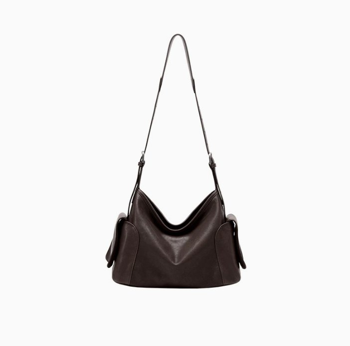 Minimal Soft Leather Sling Shoulder Bag - Image 3