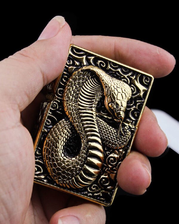 Serpent Relic Lighter - Black Gold Edition