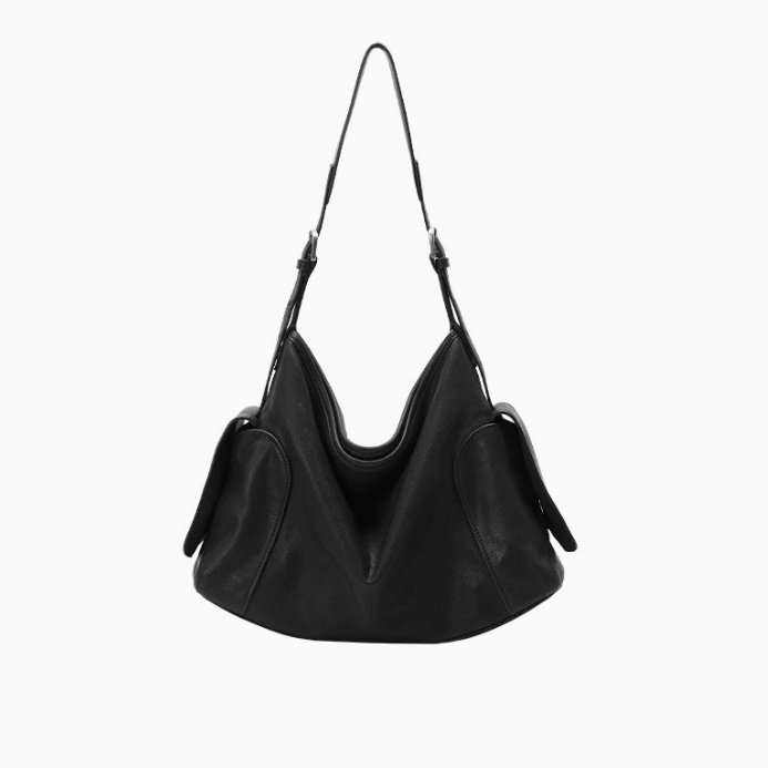 Minimal Soft Leather Sling Shoulder Bag - Image 5
