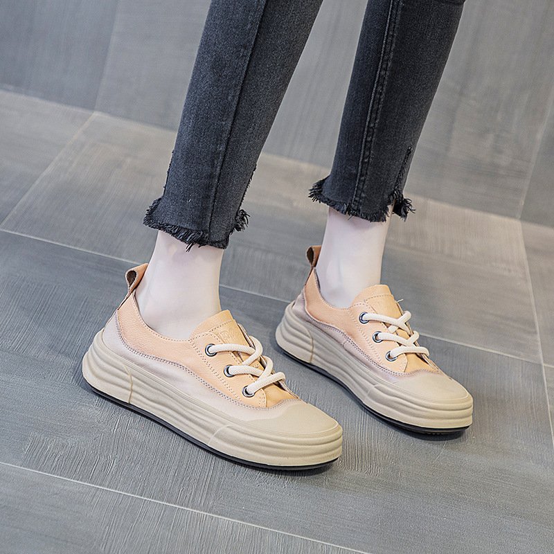 Minimal Platform Street Sneakers