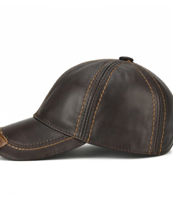 Alternative view of Vintage Leather Baseball Cap