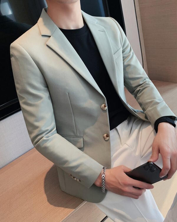 Minimal Two-Button Blazer