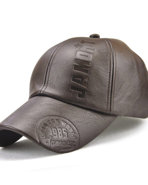 Vintage Leather Street Cap