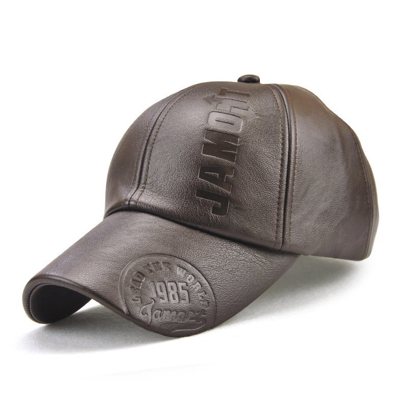 Vintage Leather Street Cap