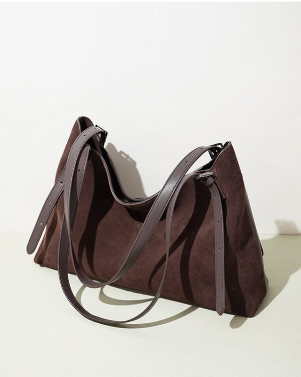 Alternative view of Suede Carryall Shoulder Tote Bag