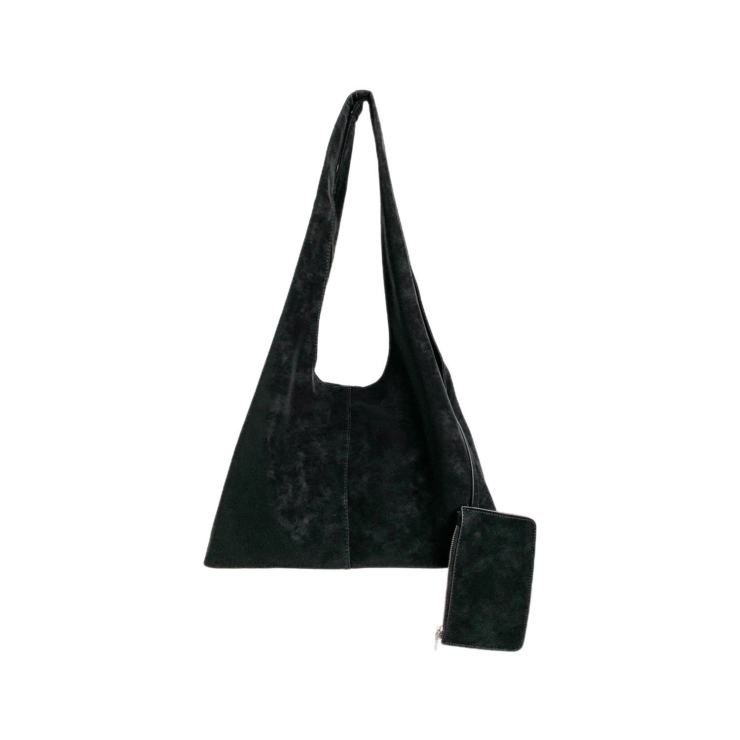 Minimal Suede Slouch Shoulder Bag - Image 7