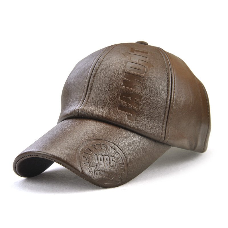 Vintage Leather Street Cap - Image 2