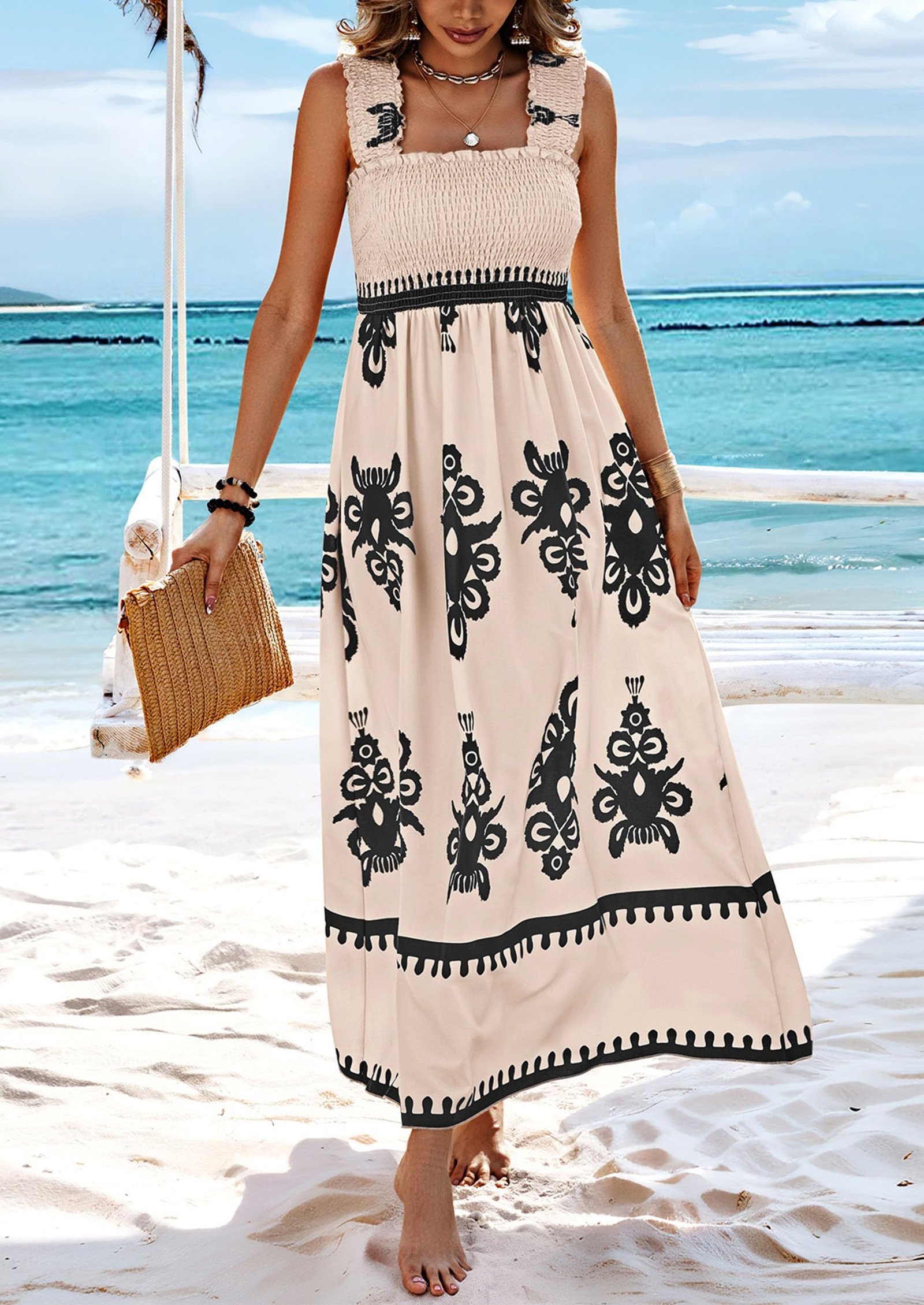 Monaco Coast r4esort maxi dress - Image 4