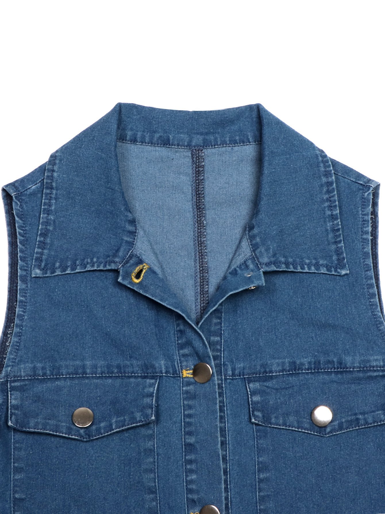 Urban Tide Button Denim Dress - Image 3