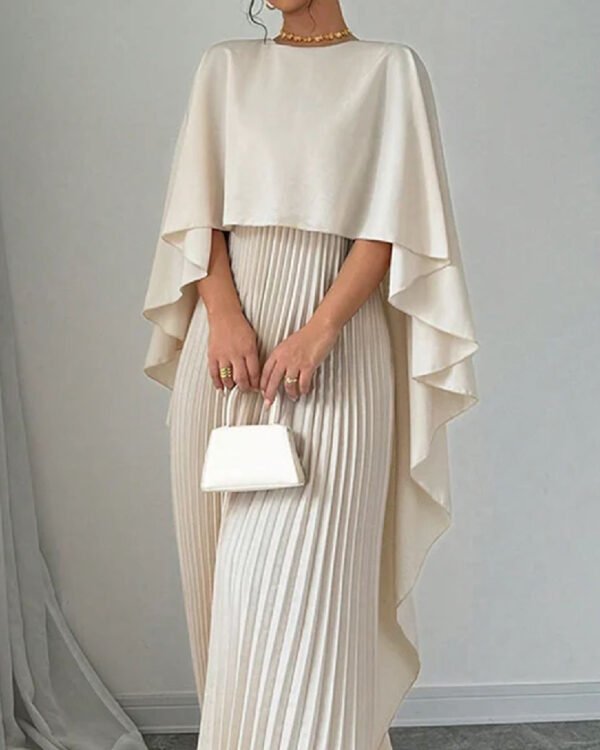 Women's Loose Batwing Sleeve Dress Fashion Casual Mid-Length Summer Dresses