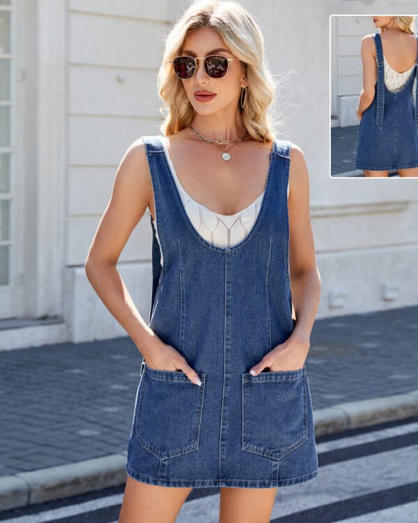 Urban Drift Denim Overall Dress