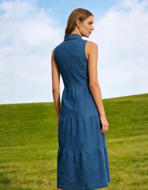 Alternative view of Urban Tide Button Denim Dress